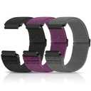 Relting Compatible with 16mm 18mm 19mm 20mm 22mm 24mm Watch Bands Quick Release Replacement Wristband,Adjustable Stretchy Nylon Solo Loop Straps Fabric Braided Sport Elastic Bands for Men Women