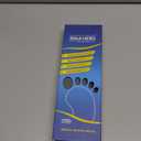 Plantar Fasciitis Feet Insoles Arch Supports Orthotics Inserts Relieve Flat Feet, High Arch (Mens 6-6 1/2 | Womens 8-8 1/2) (Gray)