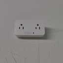 Amazon Basics Dual Smart Plug with Motion Sensor and Night Light, Works with Alexa Only, 2.4 GHz Wi-Fi, No Hub Required, 4.33 x 2.36 x 1.38 in, White