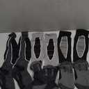 Hylaea Merino Wool Ski Socks, Cold Weather Socks for Snowboarding, Snow, Winter, Thermal Knee-high Warm Socks, Hunting (Medium, Black Dark Grey Grey (3 Pairs))