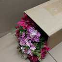 Nearly Natural Mixed Daisy Floral Arrangement with Vase