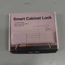 Smart Cabinet Lock, Anweller Hidden No Drill Adhesive Magnetic Baby Proofing Child Proof Drawer Locks, Keyless RFID Bluetooth Cabinet Locks for Adults File Kitchen Cupboard Closet Liquor - Black