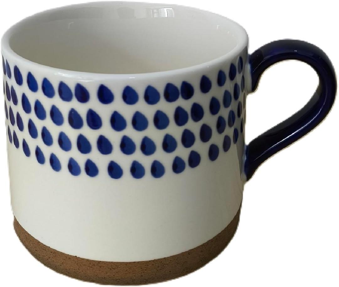 13 oz Hand-Painted Creative Design Tea Coffee Mug(BLUE-a)