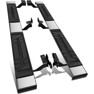 DNA MOTORING 6.5" Flat Running Boards Side Step Nerf Rails Bars Compatible with 05-06 Lexus RX330 / 07-10 RX350 / 06-08 RX400h /2010 RX450h, STEPB-U-RX10-T1