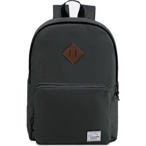 VASCHY School Backpack, Ultra Lightweight Backpack for Men Women Bookbag for Kids Teen Boys Girls Gray