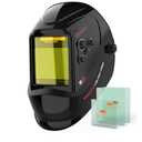 YESWELDER Large View Auto Darkening Welding Helmet, Blue Light Blocking, 1/1/1/1 True Color Solar Powered Welder Hood Mask with 4 Arc Sensors, Wide Shade 3/5-9/9-13 for TIG MIG ARC CUT and GRIND