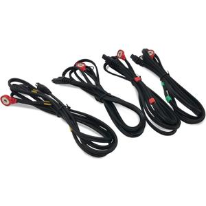 Discount TENS Brand - Replacement Lead Wires Compatible with Compex - Compex Compatible Snap Connectors - Pack of 4