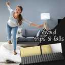 Medipaq Greatideas Non-Slip Mat and Rug Grippers - Stop Your Mats and Rugs from Slipping and Sliding! Black 4X Pack