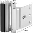 EverPlus Home Security Door Lock for Kids Safety, Childproof Reinforcement Latch for Front Door Withstand 800 lbs for Inside Swinging Doors, Upgraded Metal Child Safety Lock Defend Home