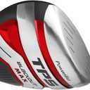 Powerbilt TPS Blackout Max Driver, Men's 10.5 Degree in Black/Red with Headcover