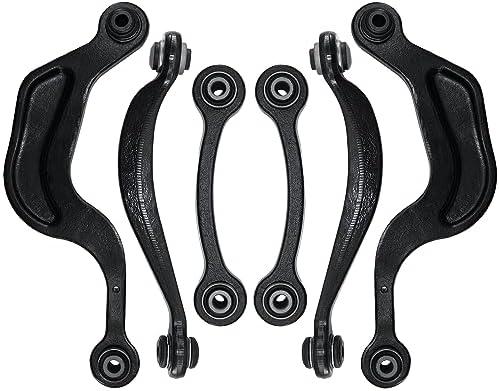 HAWK BROTHER 6 PCS Rear Upper Control Arm Suspension Kit Replacement For GMC Acadia and Chevrolet Traverse and Buick Enclave and Saturn Outlook (K641643/K641644/K641781/K641887) Two Small Parts Are Missing