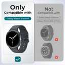 Goton Rugged Band for Samsung Galaxy Watch 8 Ultra Case with Band & Screen Protector for Galaxy Watch 8 Ultra Soft Strap with Rugged Protective Cover for Men - Black