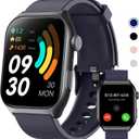 Fitness Tracker for Men Women (Make/Answer Call), 2.0" Smart Watch with 24/7 Heart Rate Blood Oxygen Sleep Monitor, Pedometer, 100+ Sport Modes IP68 Waterproof Activity Tracker for Android iOS (Blue)