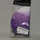 Sporti Silicone Swim Cap for Women & Men, Adult, Vibrant Lightweight Swimming, Non-Slip, Easy Wear, Removal, Protects Hair (Multi Purple)