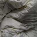 APSMILE Luxury All Season Down Feather Fibers Comforter Full/Queen Size Duvet Insert - 100% Organic Cotton, High Fill Power Medium Warmth, (Ivory White, 90X90)