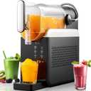 Slushie Machine, Slushy Machine for Home, Noise Reduction No Ice Needed 6 Preset Programs, DIY 8-Speed Free Adjustment, Auto-Cleaning, Perfect for Spiked Slush, Frozen Juice, Milkshake, Ice Coffee