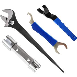 4PS Tub Drain Remover Wrench Removal Tool,Black 10" Adjustable Plumbers Wrench,Adjustable Pin Spanner for Angle Grinder Machine,Faucet Wrench