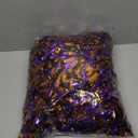 66 Ft Halloween Tinsel Garland, Mixed Color Glitter Tinsel Garlands Metallic Twist Hanging Streamers Decoration for Halloween Party Home Indoor Outdoor Decor Supply (Orange, Purple, Black)