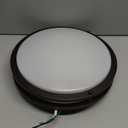 13 inch Flush Mount LED Ceiling Light Fixture, 2700K/3000K/3500K/4000K/5000K Adjustable Ceiling Lights, Oil Rubbed Bronze Saturn Dimmable Lighting for Hallway Bathroom Kitchen or Stairwell, ETL Listed