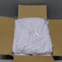 Fixwal 4 Pack White Cocktail Tablecloth, 32x43 Inch Spandex Cocktail Table Covers, Round High TOP Table Cover for Party, Bar, Pub, Wedding, Banquet