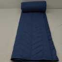 Blue Queen Blanket  Leaf Texture Pattern Lightweight Beds