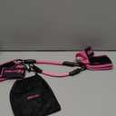 Ankle Resistance Bands with Cuffs, Ankle Bands for Working Out, Ankle Resistance Band for Leg, Booty Workout Equipment for Kickbacks Hip Fitness Training, Exercise Bands for Butt Lift Women (1-pink)