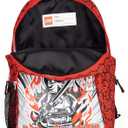 LEGO NINJAGO Kids School Backpack Bookbag, for Travel, On-the-Go, Back to School, Boys and Girls, with Adjustable Padded Straps and Fun patterns, Level Up