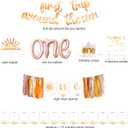 First Trip Around The Sun Birthday Decorations, Boho Sun 1st Birthday Decoration, You Are My Sunshine Party Supplies, Muted Sun Dessert Table Backdrop for 1st Birthday Girl, Sun Theme 1st Birthday Party Supplies