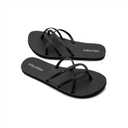 Volcom Women's New School Flip Flop Sandal (10, New Black Out)