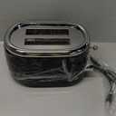 Mueller Retro Toaster 2 Slice with 7 Browning Levels and 3 Functions: Reheat, Defrost & Cancel, Stainless Steel Features, Removable Crumb Tray, Under Base Cord Storage, Black