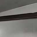 Barzen 36" Kerf-Style Vinyl Door Bottom Seal with Fins - Replacement Weatherstrip for Exterior Doors, Draft Stopper, Fits 7/8" Kerf Slot, Easy Slide-in Install