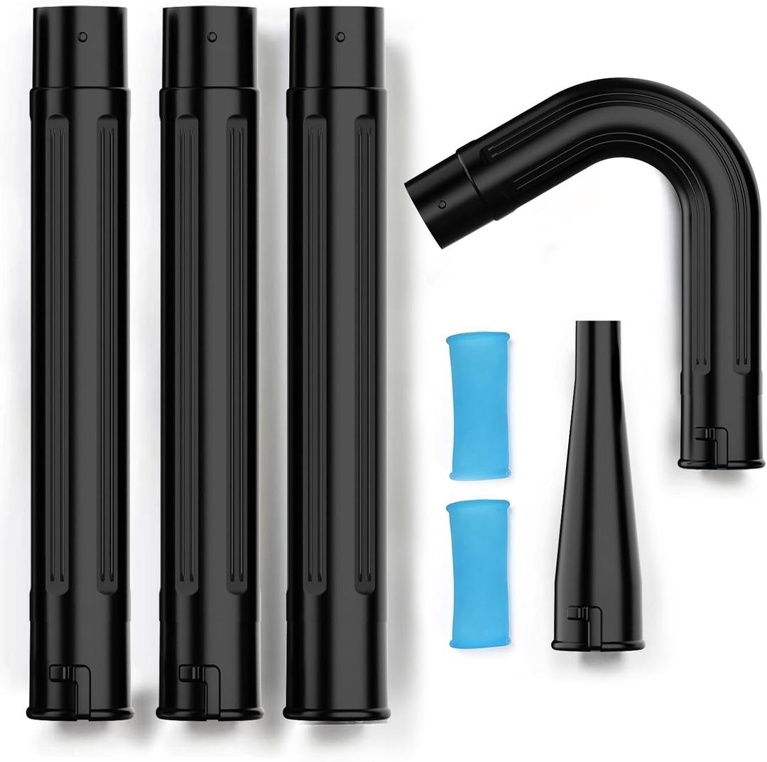Sealegend Gutter Cleaning Tools for 2-1/2 in. Wet/Dry Vacuum Cleaner, Shop Vacuum Hose Attachments for Cleaning or Blowing Debris from Gutters, 2-1/2 in. Upgrade Lockout Design Shop Vac Accessories