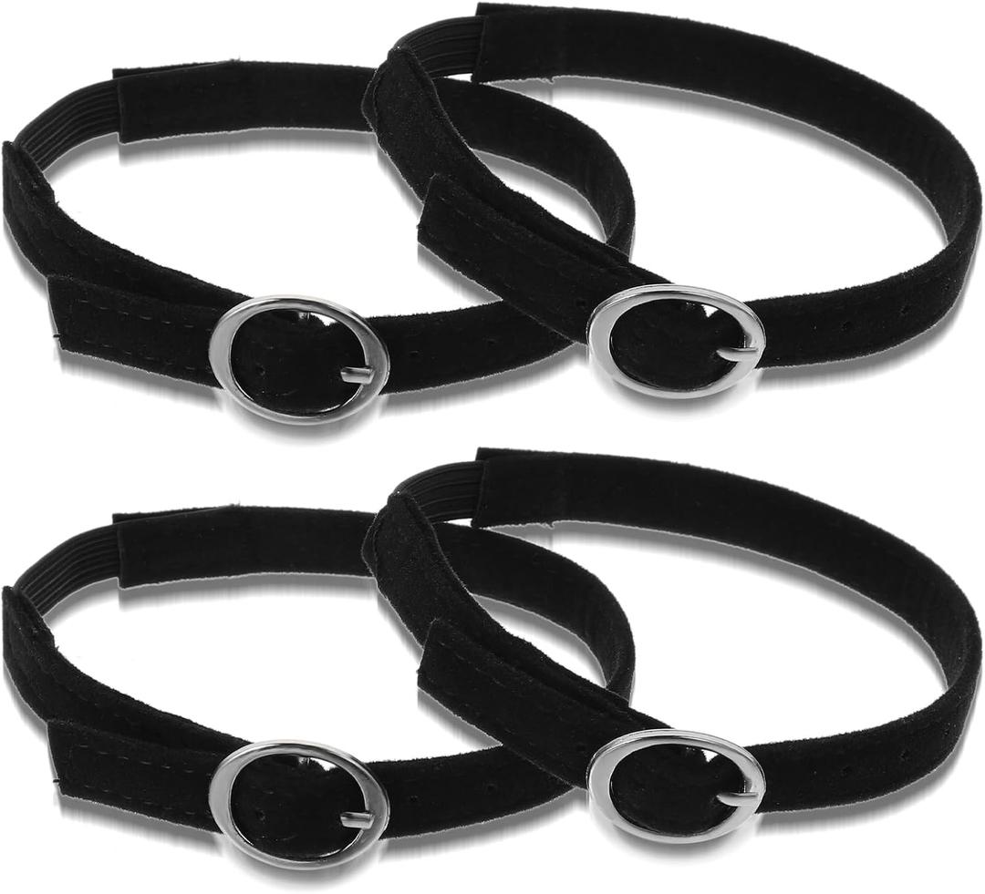 Ymapinc 2 Pairs Shoe Straps for Heels - PU Leather Shoe Strap Extender, Detachable Heel Straps for High Heels Women Holding Loose Heel