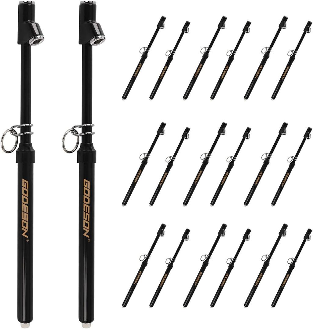 GODESON Dual Head Tire Pressure Gauge, Heavy Duty Pencil Tire Gauge Range 10-150PSI,Dual Head Truck Pen Air Pressure Gauge (Pack of 20)