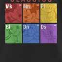 Disney Characters Sensational Periodic Girl's Solid Crew Tee (Black, XL)