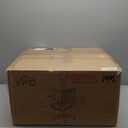 YFO Modern Ergonomic Office Desk Chair, Grey Leather with Lumbar Support, Adjustable Height, Swivel, Armrests, for Office, Gaming, Reading, Relaxing (Mid Back)