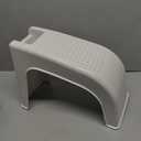 Shower Foot Rest for Shaving Legs, Non-Slip Pedicure Foot Rest, Shower Foots Step Stool for Shaving Legs, Plastic Sturdy Pedicure Stand -White