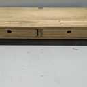 KIRIGEN Wood Monitor Stand with 2 Drawers, Solid Wood Computer Monitor Riser for Desk, Desktop Organizer Shelf with Cable Management, Pen Slots, Brown, No Assembly PMJ-DBR