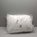 APSMILE Oversized King Luxury 100% Organic Cotton All Season Down Feather Fibers Comforter, High Fill-Power Medium Warmth Duvet Insert (120x98, Ivory White)