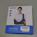 Velpeau Arm Sling Shoulder Immobilizer for Women and Men, fit Left or Right Arm - Rotator Cuff Support Brace - Medical Sling for Shoulder, Clavicle, Elbow Injury (Comfort type, Large: Bust 33.5″-41″)