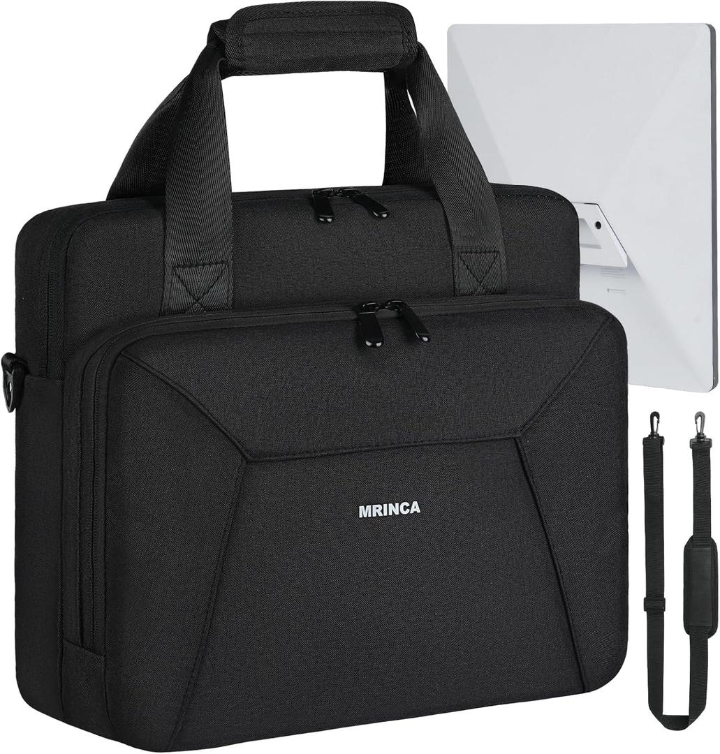 Starlink Mini Carrying Case with Tripod Storage - Portable Travel Bag for Satellite Dish & Accessories, Fits Laptop, iPad, Power Adapter, Cables - Durable Camping RV Business Carrier