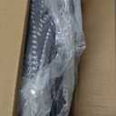 Litanika Mineral Blue Comforter Set Oversized Queen - 3 Pieces Lightweight Mineral Blue White Colorblock Stripe Fluffy Bedding Comforter Sets, All Season Bed Set