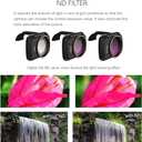 Lens Filter Set Compatible with DJI Mini 4K/Mini 2/Mavic Mini/Mini SE/Mini 2 SE Accessories 6Pcs Filter Combo Multi Coated Filters Camera Lens (CPL MCUV ND4 ND8 ND16 ND32)
