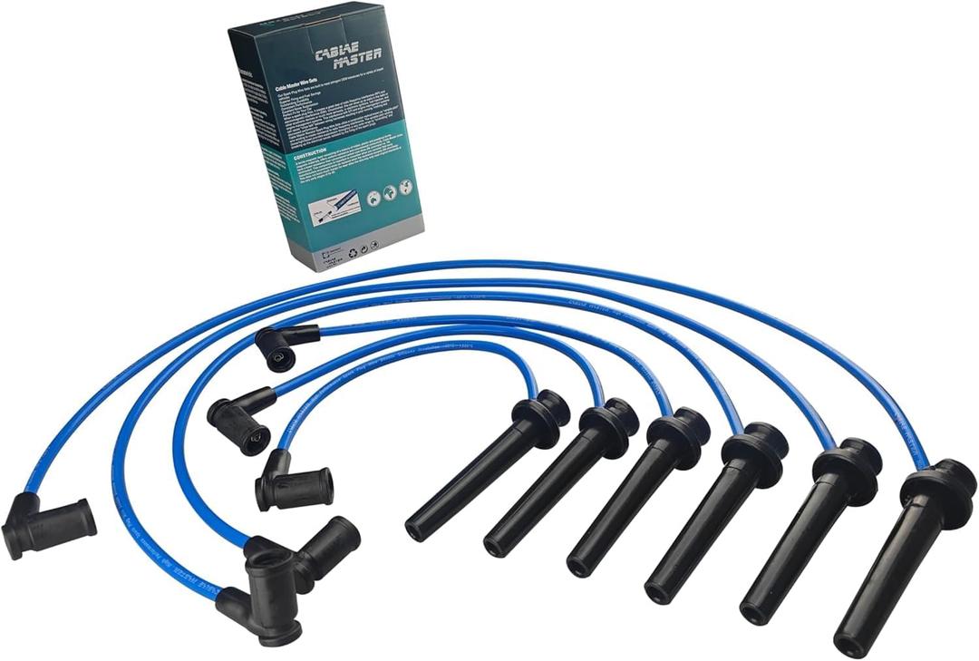 8.2MM High Performance Spark Plug Wires Compatible With Ford Taurus Mercury Sable 3.0L V6 2001-2005 GAS DOHC (Not For OHV)