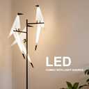 Modern LED Floor Lamp with 3 Bird-Shaped Shades