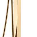 Senlesen Bathroom Tub Filler Faucet Floor Mounted Bathtub Shower Faucet Waterfall Spout Free Standing Tub Mixer Tap with Handheld Sprayer Gold Polished