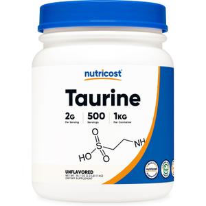 Nutricost Taurine Powder (1KG) - 500 Servings