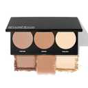 Smashbox Step-By-Step Contour Palette | Sculpt + Glow All-In-One Contour Kit with Blendable + Buildable Formulas (01 Light / Medium (Contour, Bronze, Highlight))