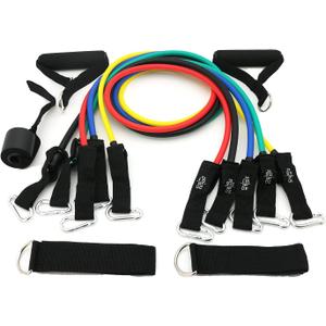 Multifunctional 11-Piece Set of Pull Rope Pull Belt with Elastic Rope Fitness Set