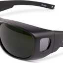 PACIFIC PPE Welding Glasses, ANSI Z87 Work Safety Glasses with Wraparound Lenses, IR Shade 5 Sunglasses for Men and Women, UV Protection